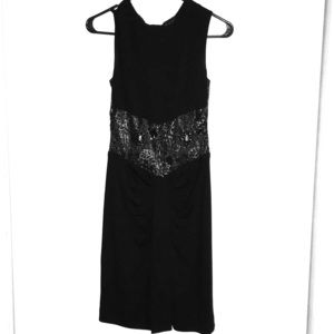 Black cocktail dress